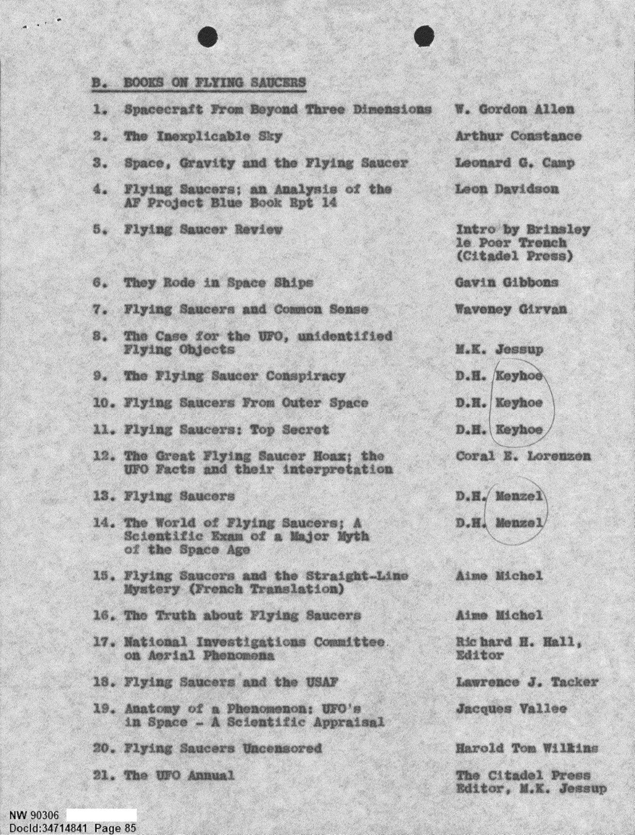 DOW-UAP-D092 DAF-Committee-to-Review-Project-Bluebook 1966-1967 — page 85
