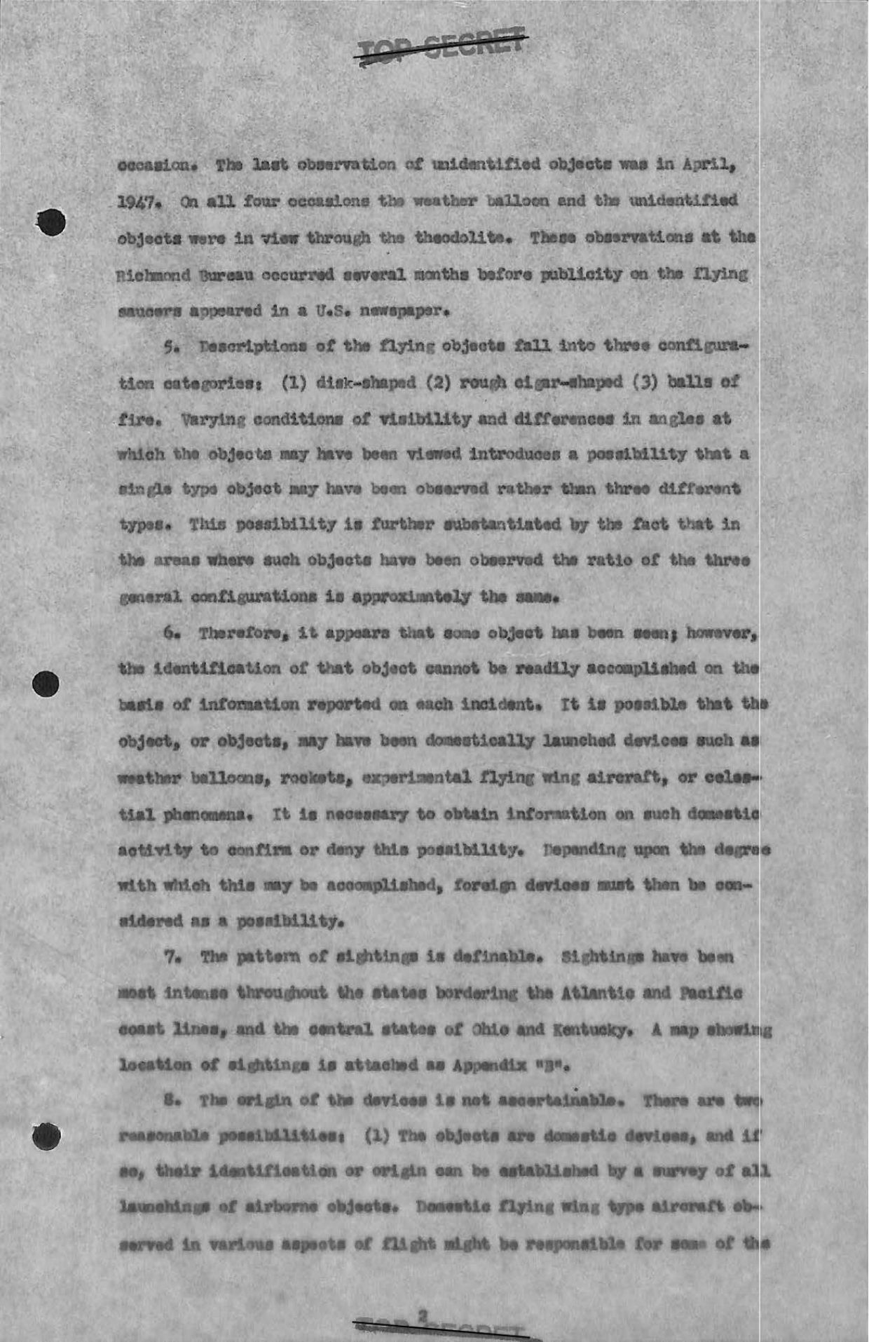 DOW-UAP-D093 Analysis-of-Flying-Object-Incidents-in-the-US 1948 — page 7