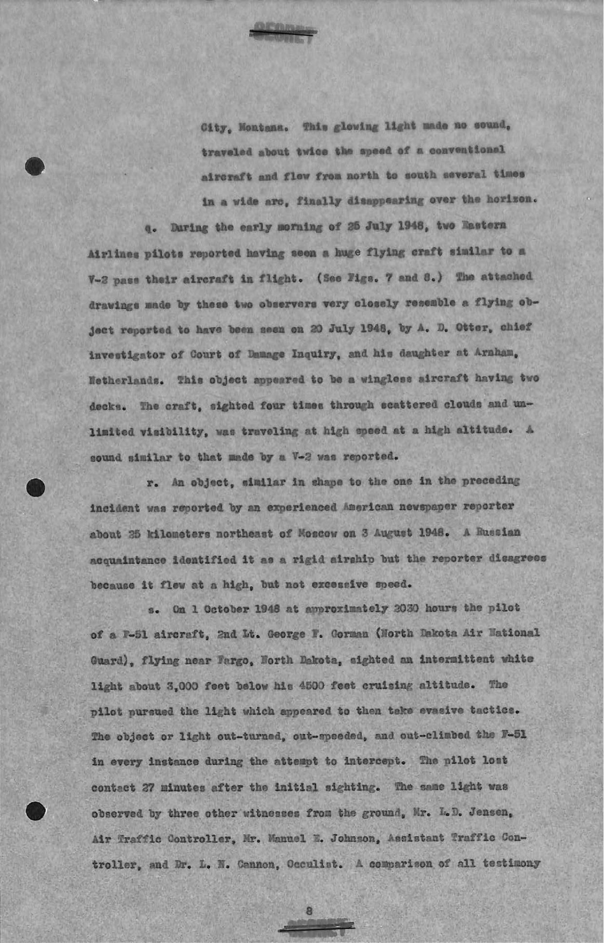 DOW-UAP-D093 Analysis-of-Flying-Object-Incidents-in-the-US 1948 — page 31