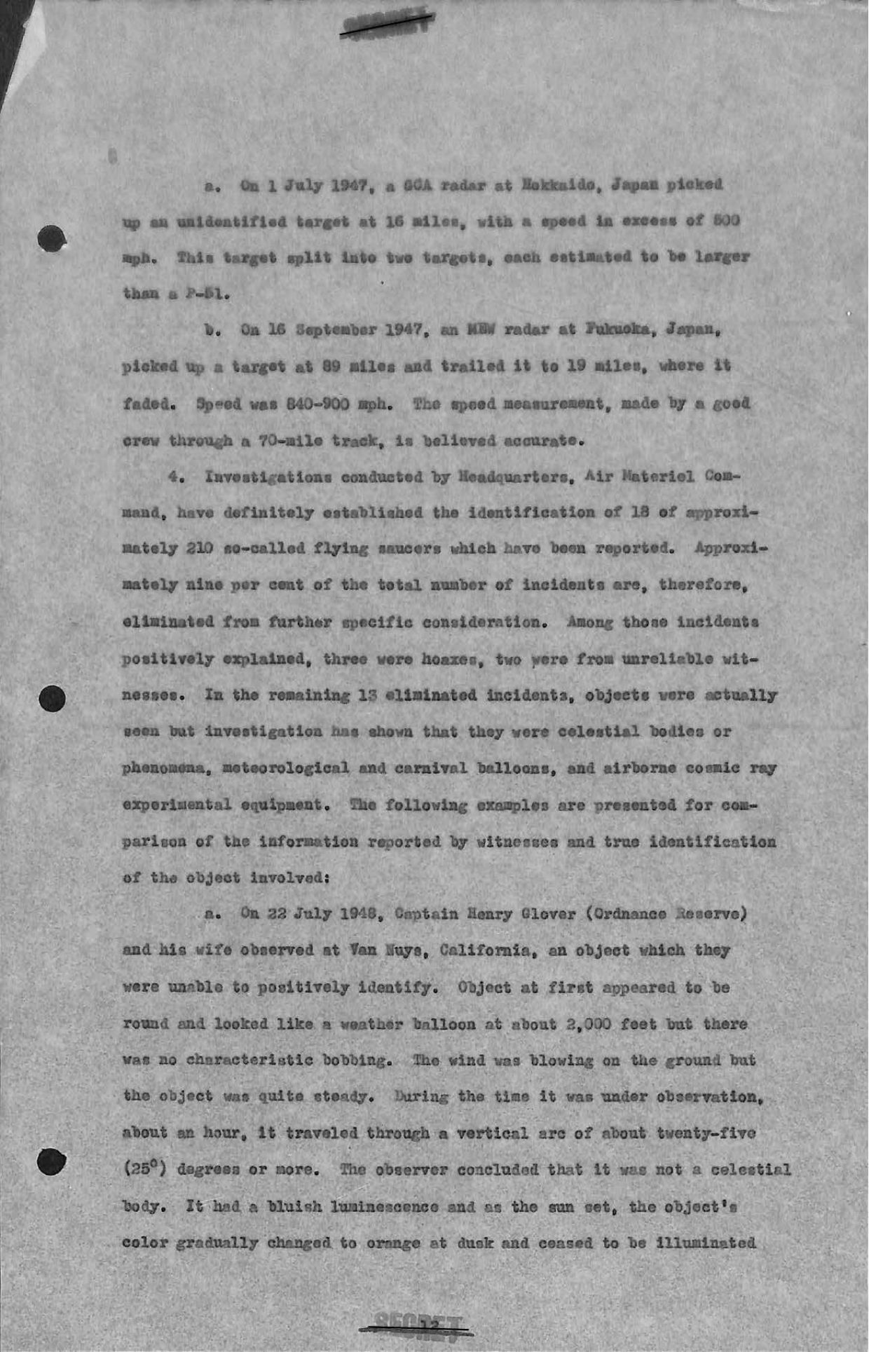 DOW-UAP-D093 Analysis-of-Flying-Object-Incidents-in-the-US 1948 — page 39