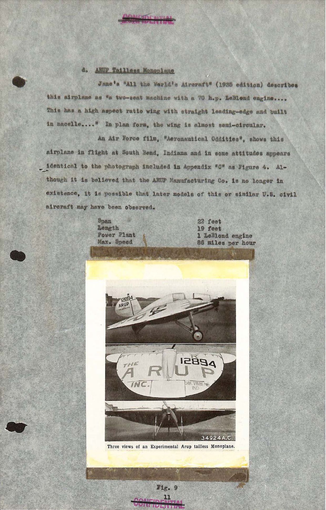 DOW-UAP-D093 Analysis-of-Flying-Object-Incidents-in-the-US 1948 — page 65