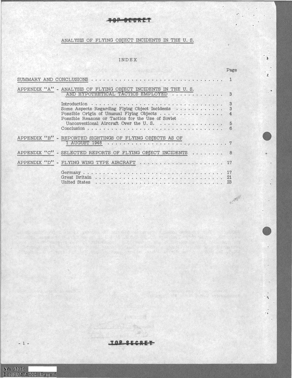 DOW-UAP-D094 Analysis-of-Flying-Object-Incidents-in-the-US 1949 — page 5