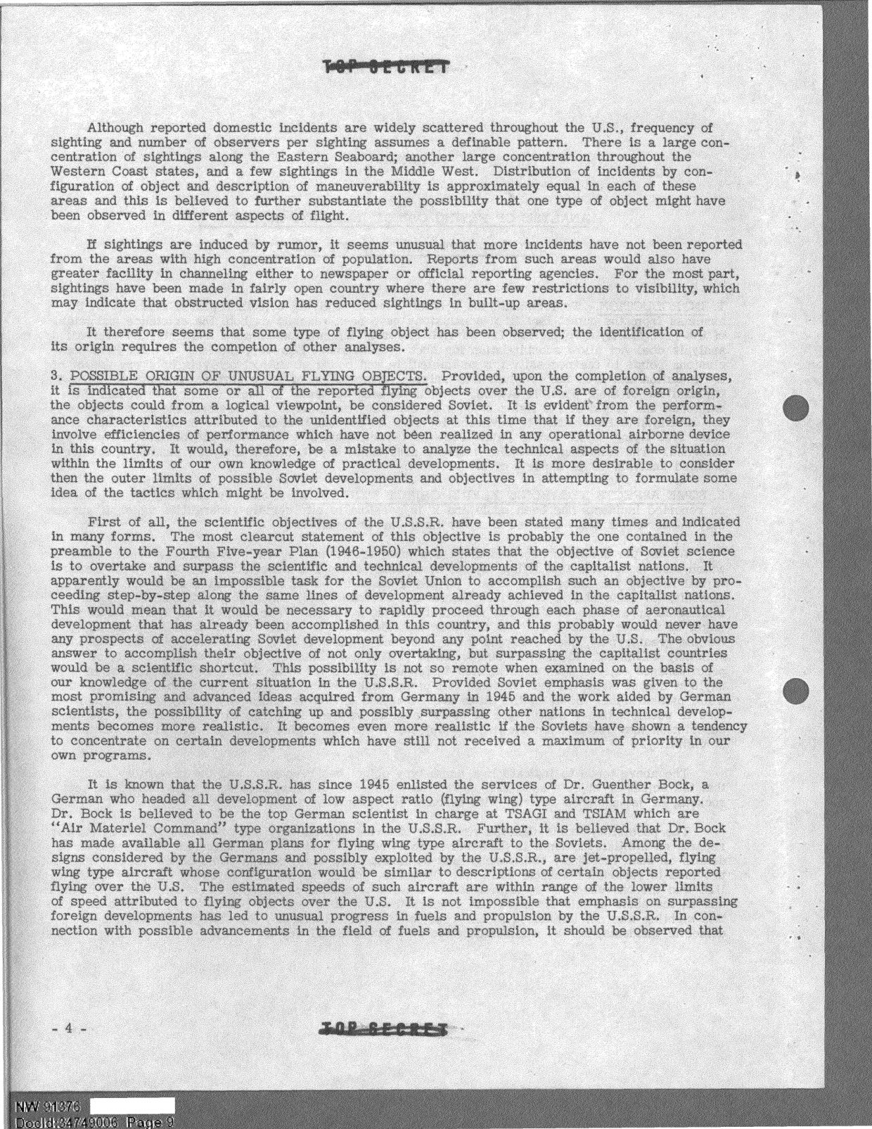 DOW-UAP-D094 Analysis-of-Flying-Object-Incidents-in-the-US 1949 — page 9