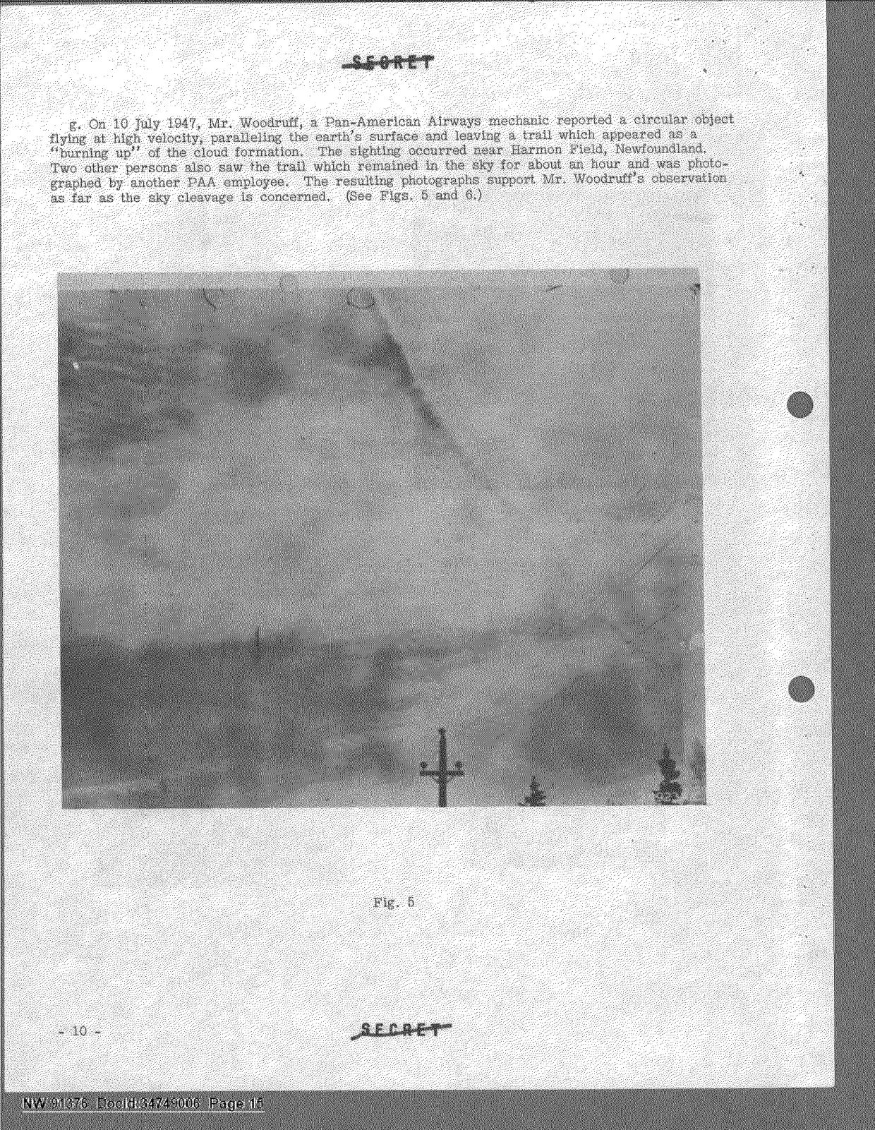 DOW-UAP-D094 Analysis-of-Flying-Object-Incidents-in-the-US 1949 — page 15