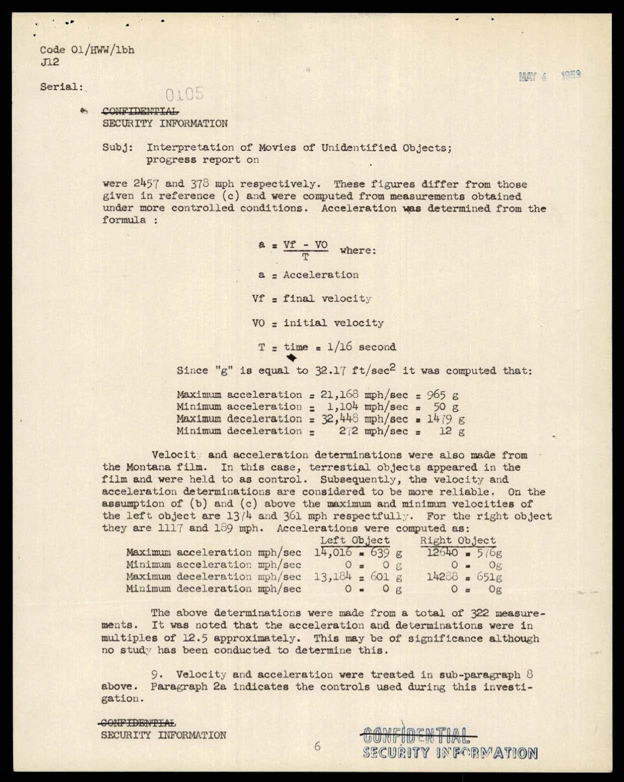 DOW-UAP-D098 Film-Analysis-of-Unidentified-Objects 1953 — page 8