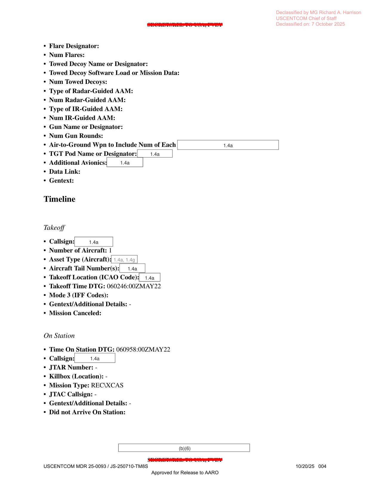 DOW-UAP-D10-Mission-Report-Middle-East-May-2022 — page 4
