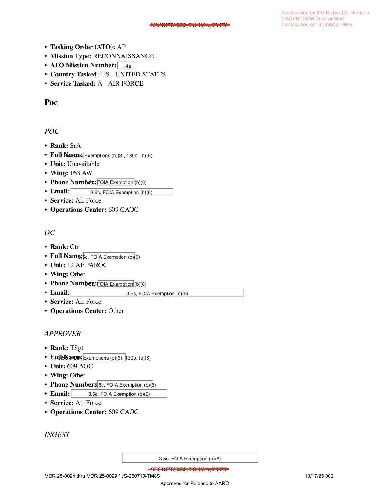 DOW-UAP-D12-Mission-Report-Iraq-May-2022 — page 2