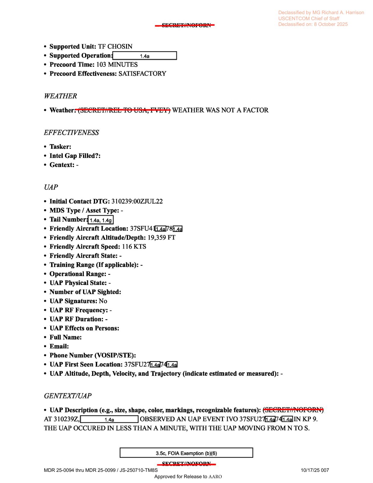 DOW-UAP-D16-Mission-Report-Syria-July-2022 — page 7