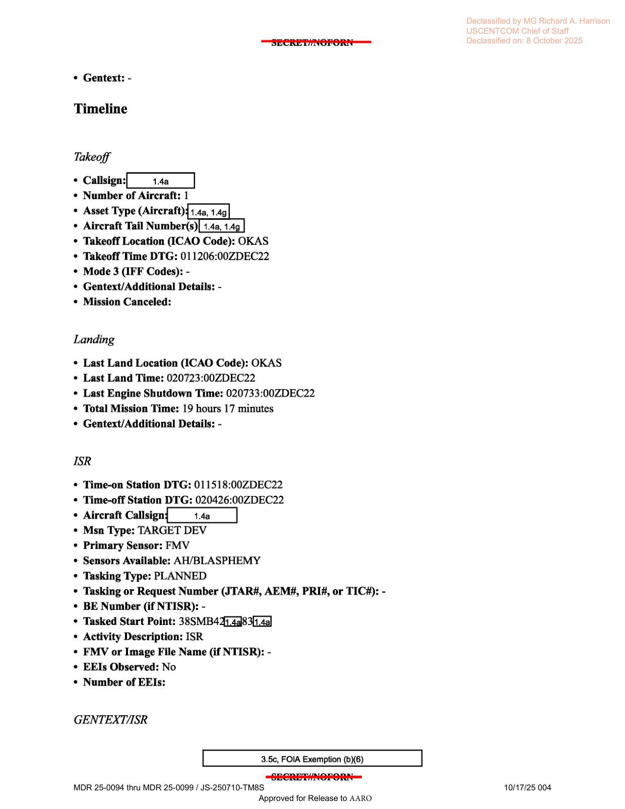 DOW-UAP-D18-Mission-Report-Iraq-December-2022 — page 4
