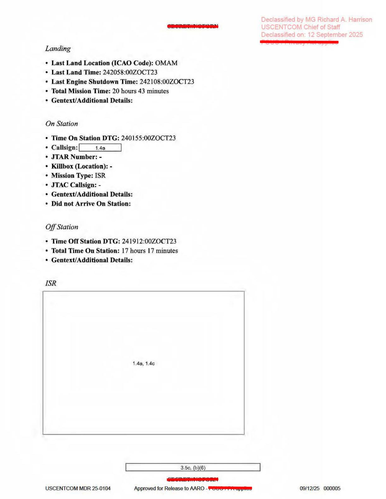 DOW-UAP-D23-Mission-Report-United-Arab-Emirates-October-2023 — page 5