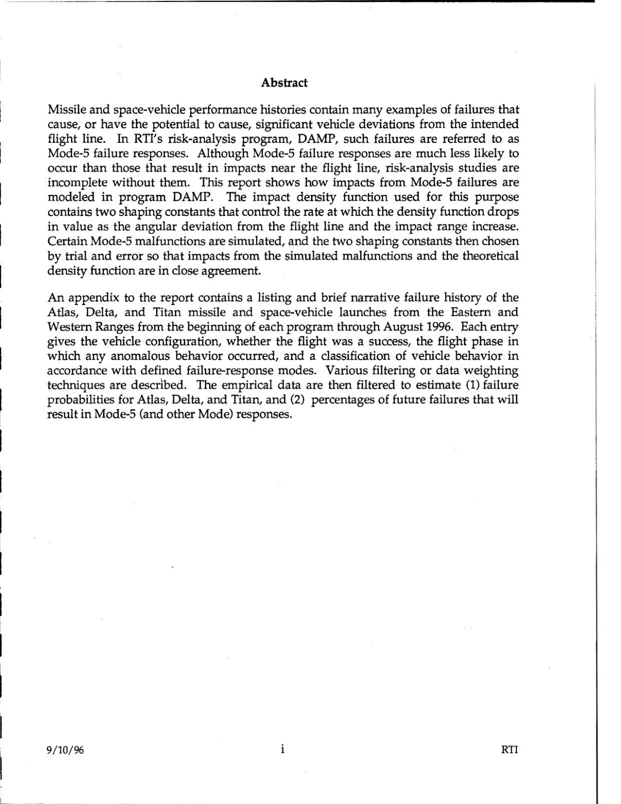 DOW-UAP-D48-Report-September-1996 — page 4