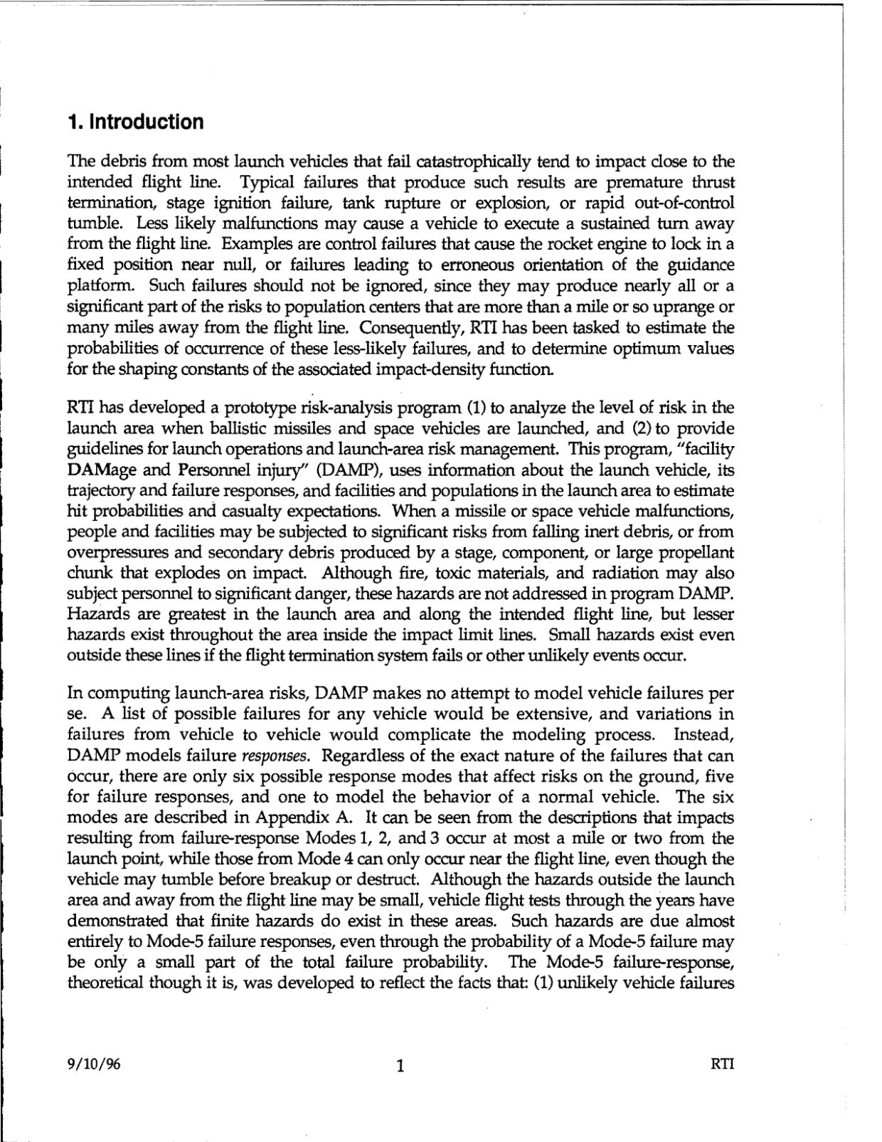 DOW-UAP-D48-Report-September-1996 — page 10