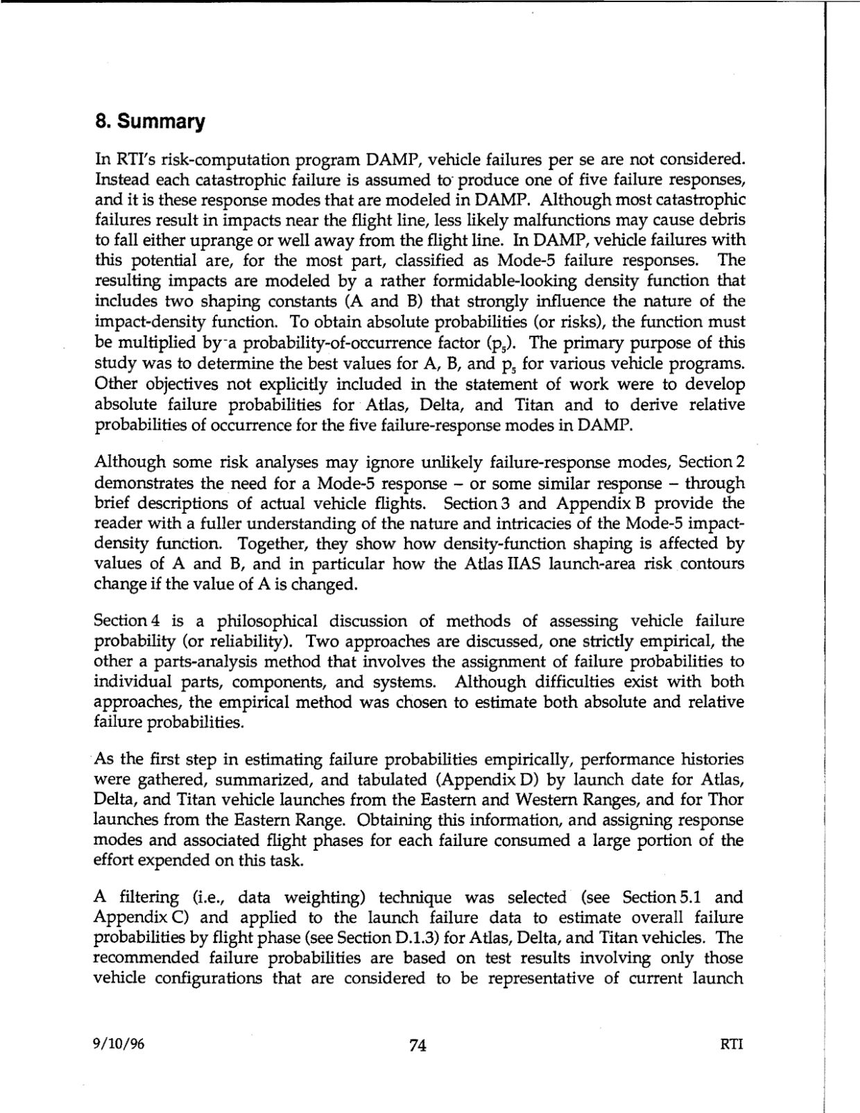 DOW-UAP-D48-Report-September-1996 — page 83