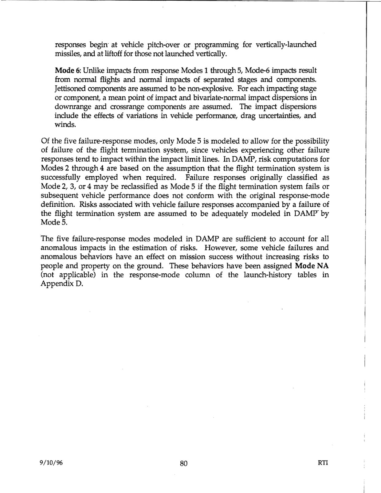 DOW-UAP-D48-Report-September-1996 — page 89