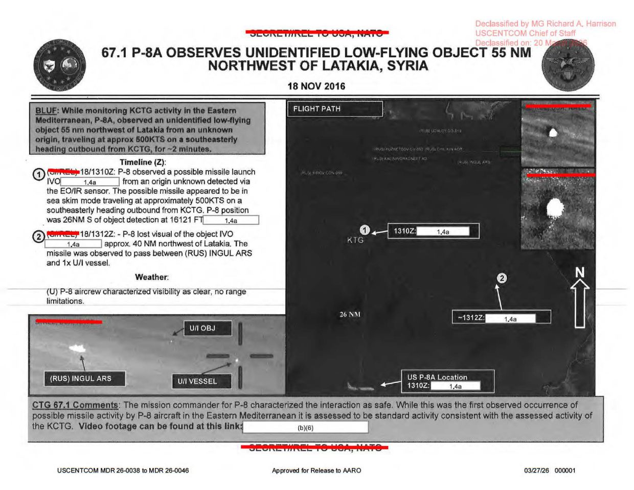 DOW-UAP-D55-Mission-Report-Syria-November-2016 — page 1