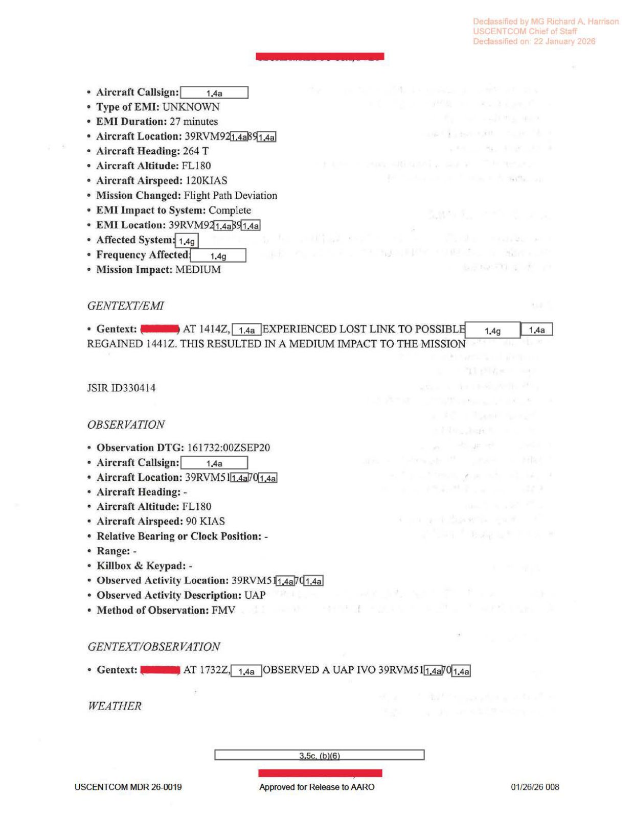 DOW-UAP-D62-Mission-Report-Strait-of-Hormuz-September-2020 — page 8