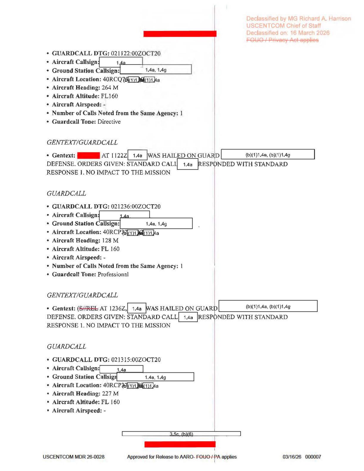 DOW-UAP-D63-Mission-Report-Strait-of-Hormuz-October-2020 — page 7