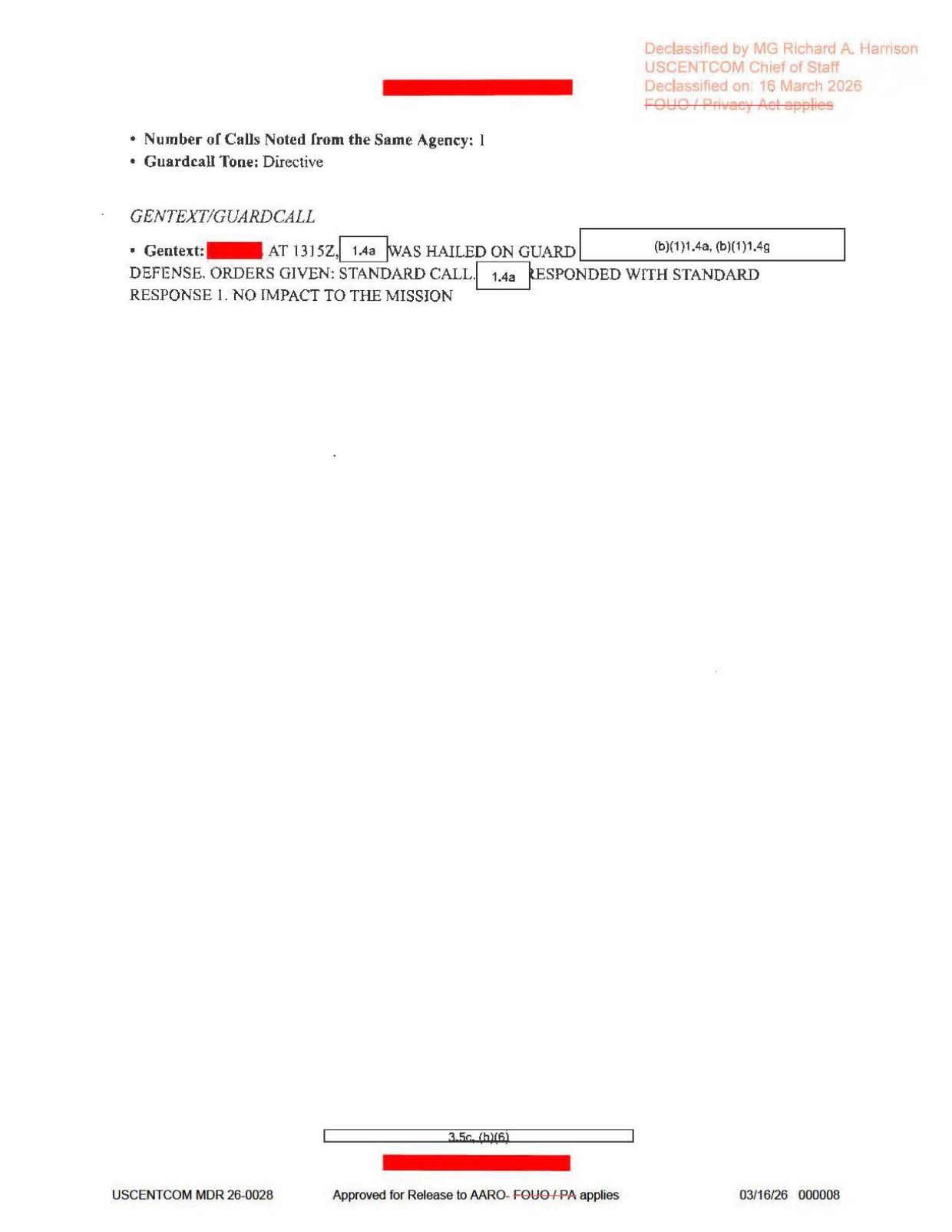 DOW-UAP-D63-Mission-Report-Strait-of-Hormuz-October-2020 — page 8