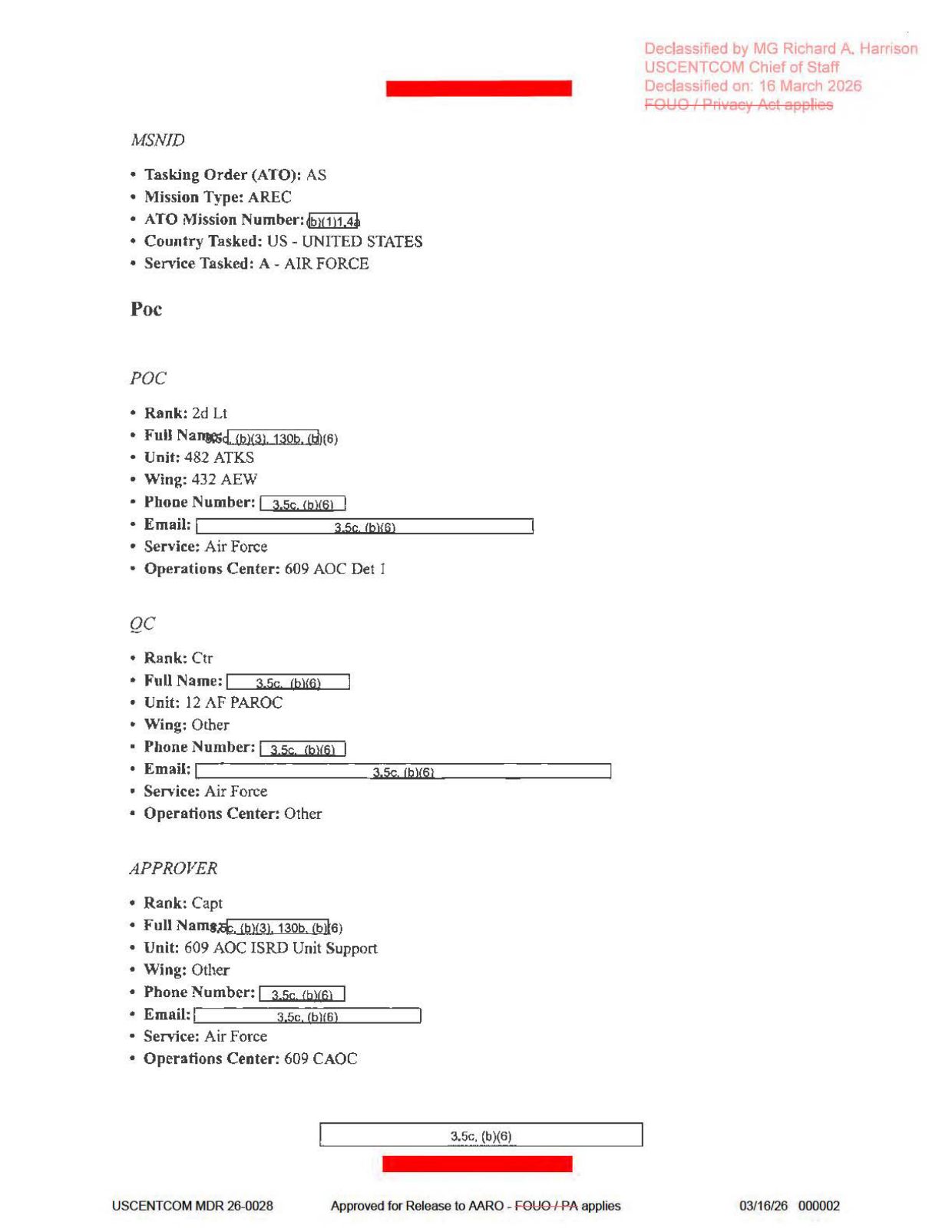 DOW-UAP-D65-Mission-Report-Persian-Gulf-July-2020 — page 2
