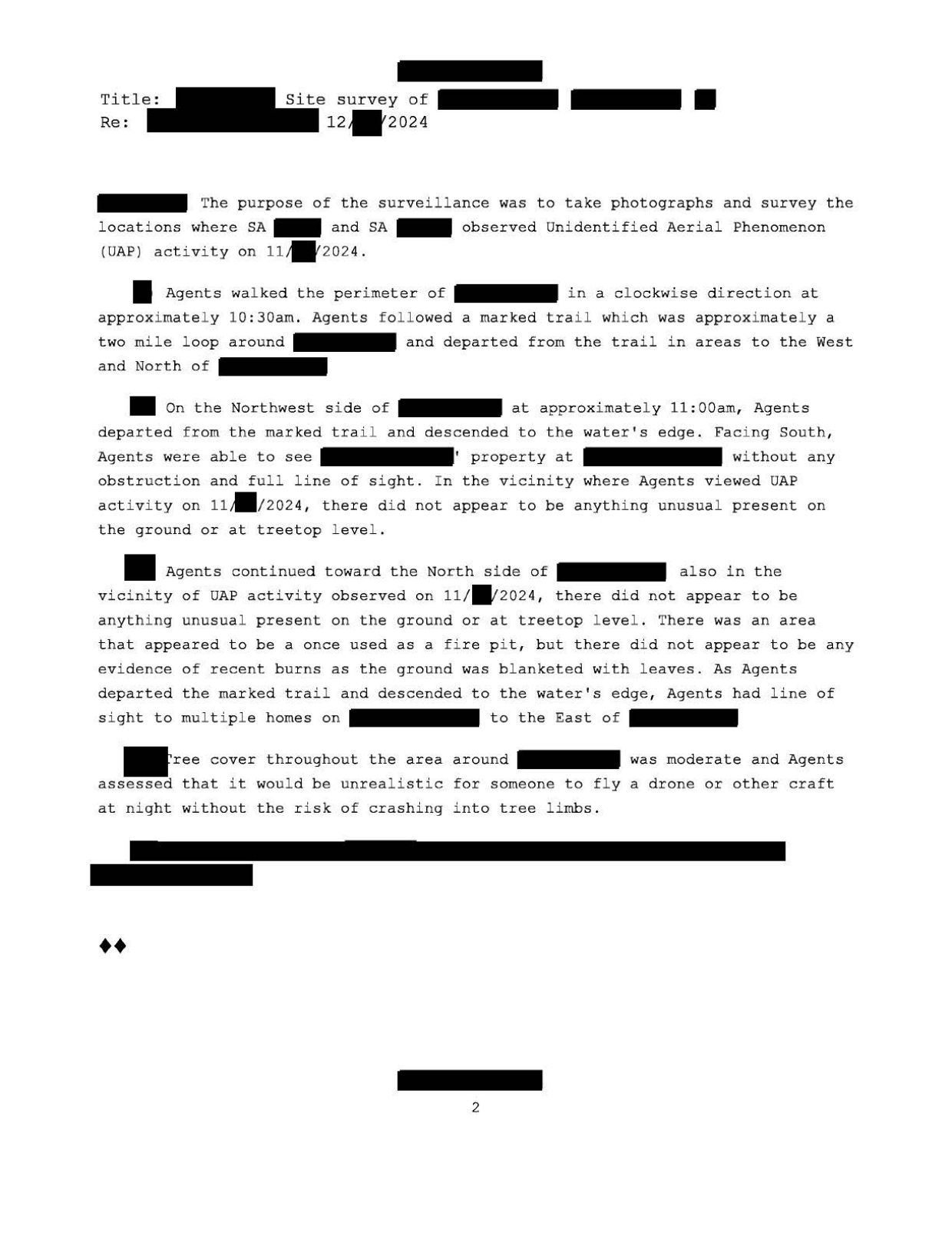 FBI-UAP-D008 FD-1057-07 Northeastern-US 2024 — page 2