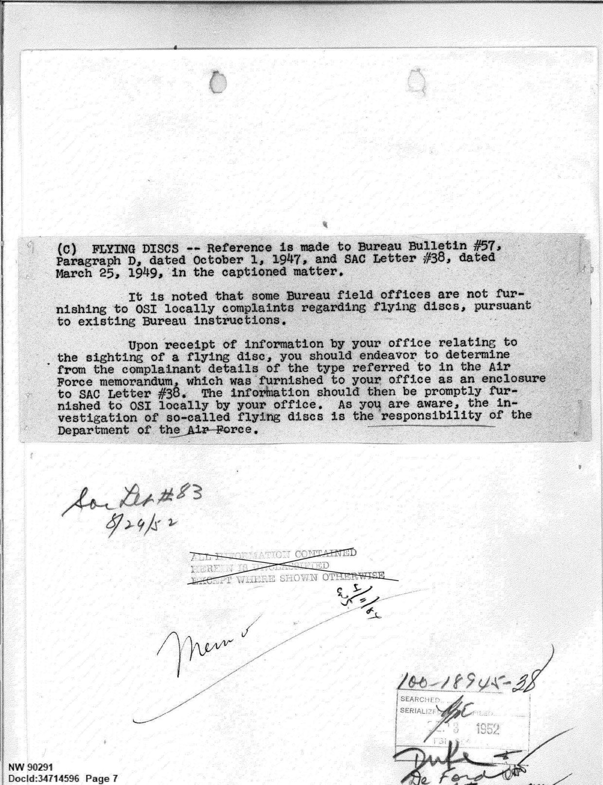 FBI-UAP-D013 WA-UFO-Investigation 1952-1960 — page 7
