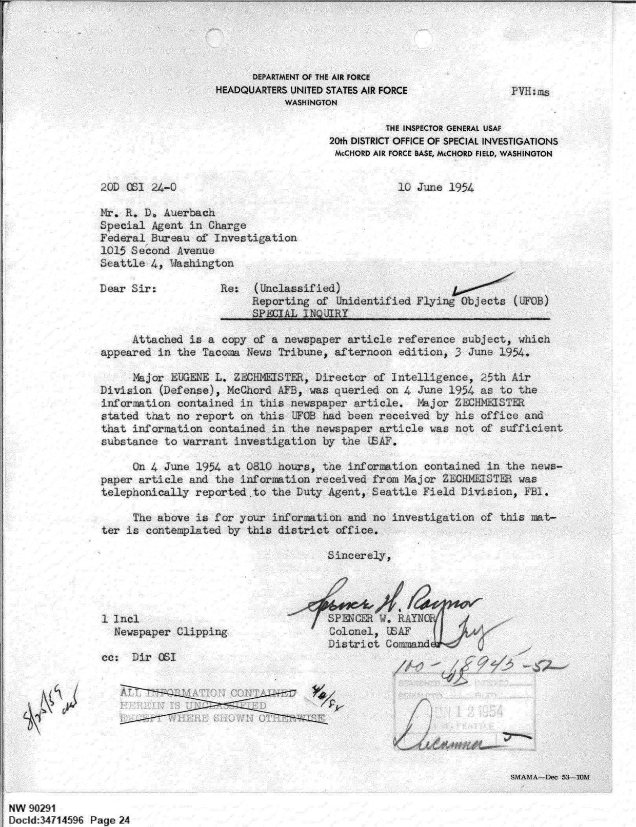 FBI-UAP-D013 WA-UFO-Investigation 1952-1960 — page 24