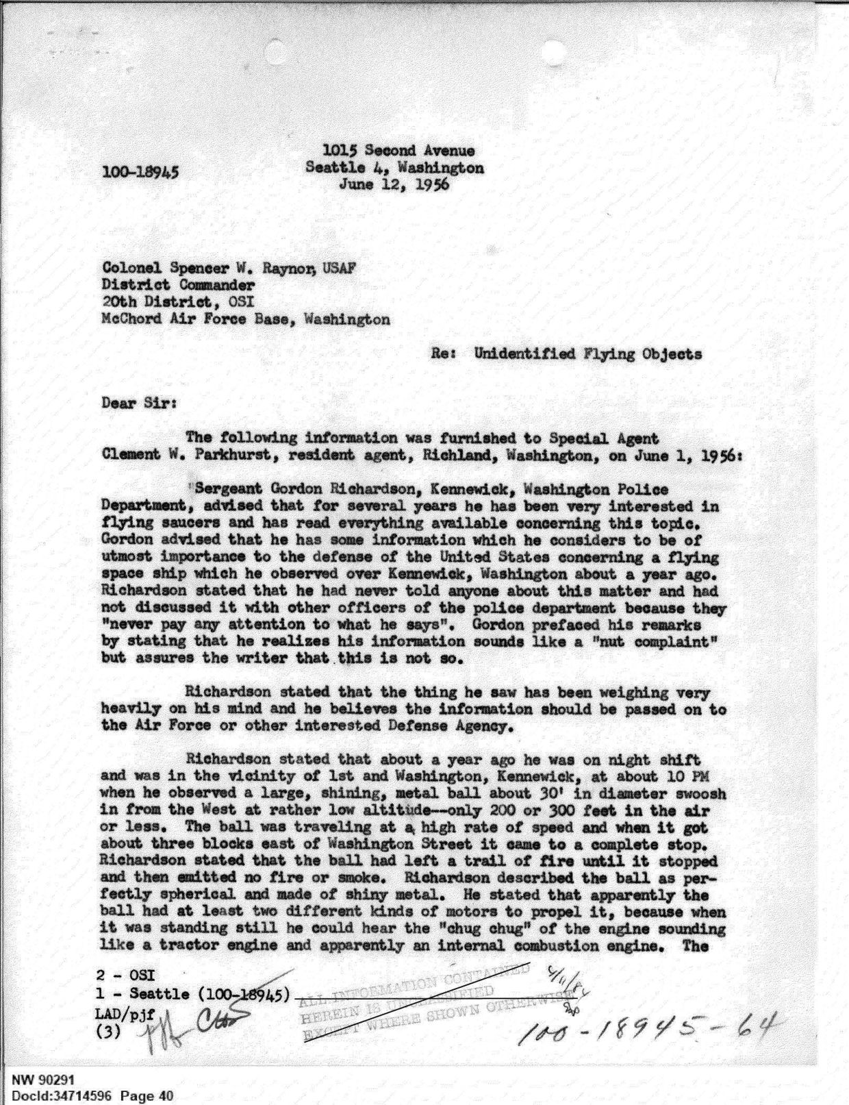 FBI-UAP-D013 WA-UFO-Investigation 1952-1960 — page 40