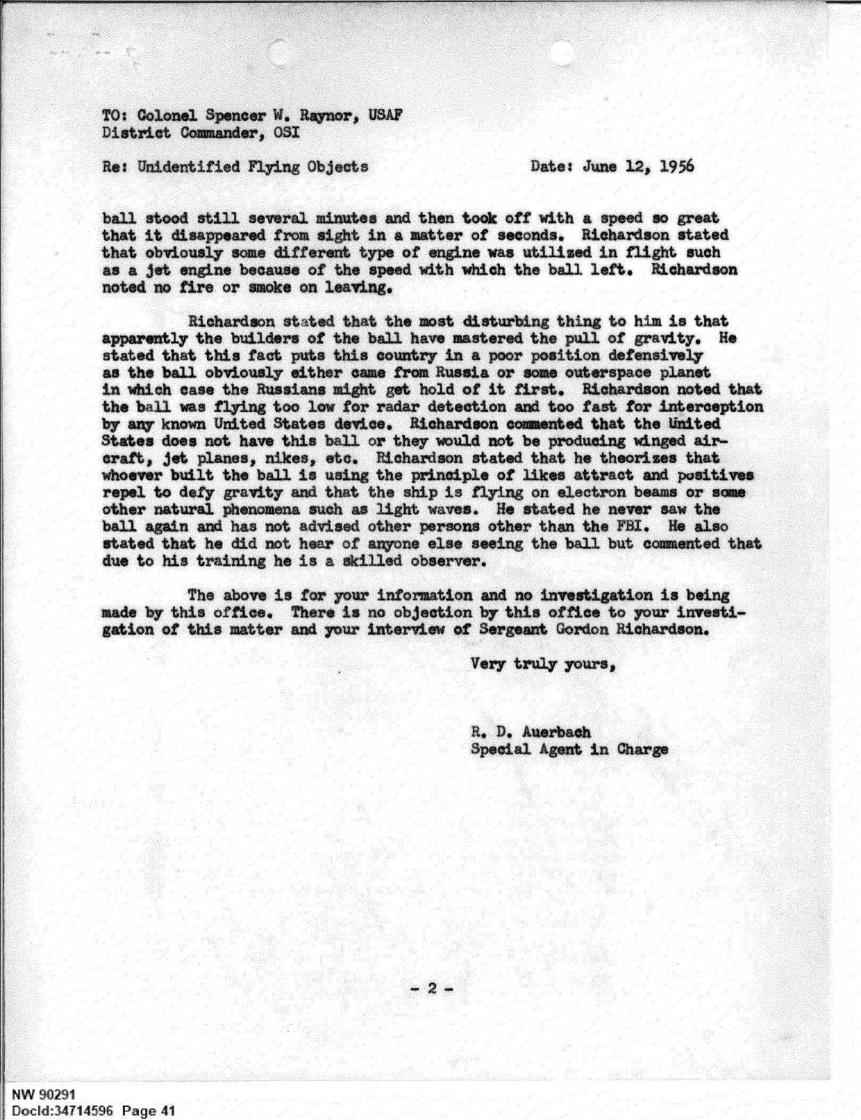 FBI-UAP-D013 WA-UFO-Investigation 1952-1960 — page 41