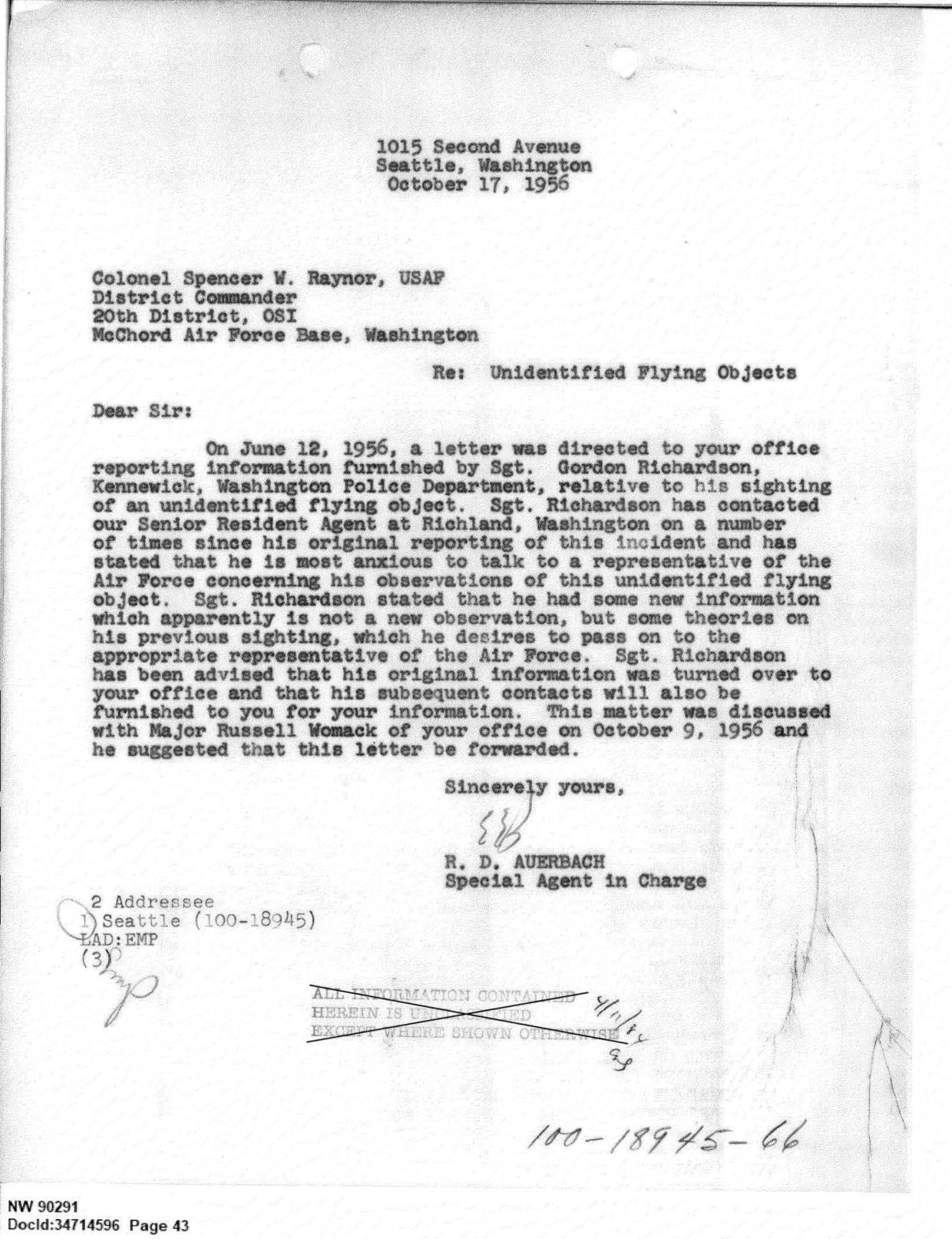 FBI-UAP-D013 WA-UFO-Investigation 1952-1960 — page 43