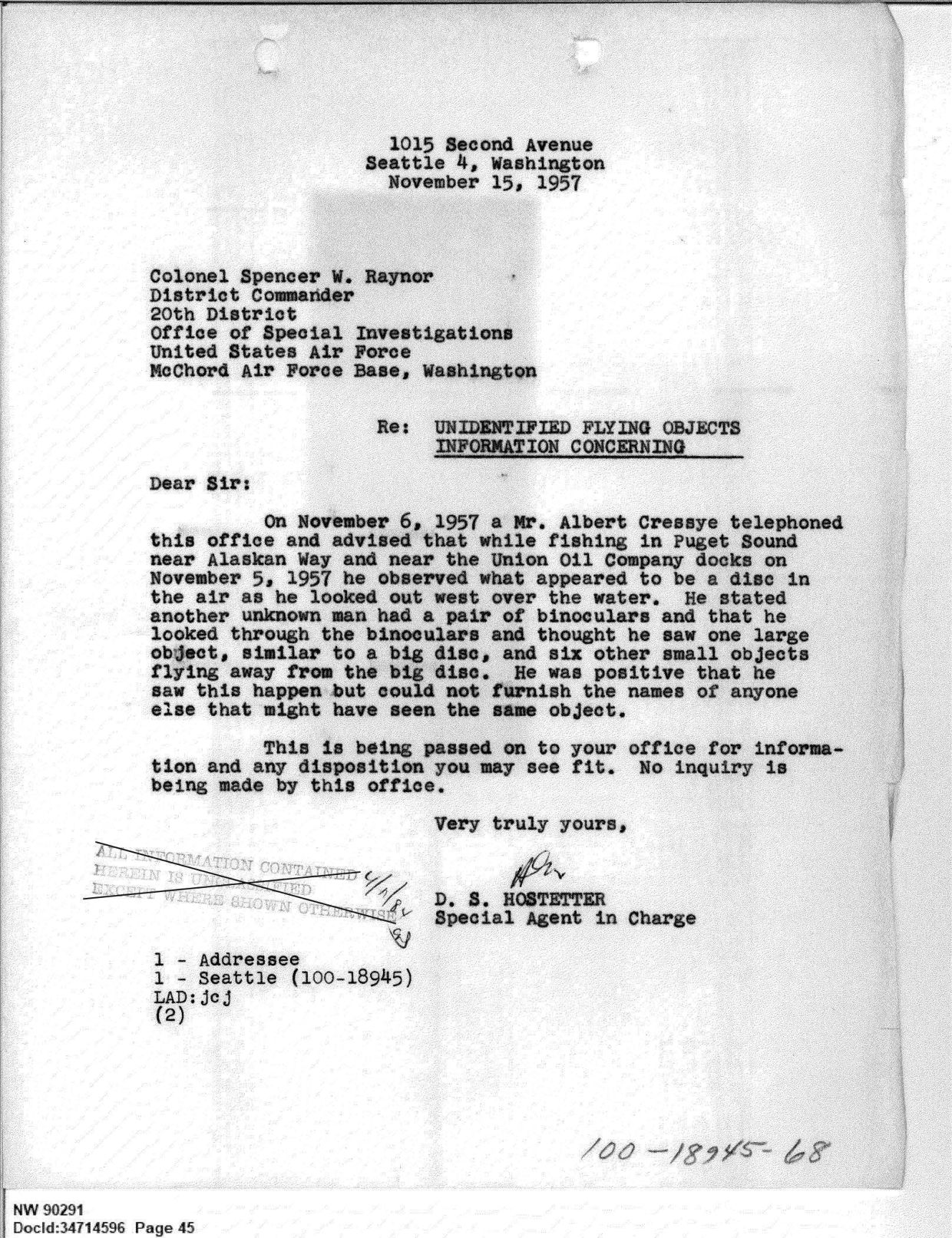FBI-UAP-D013 WA-UFO-Investigation 1952-1960 — page 45