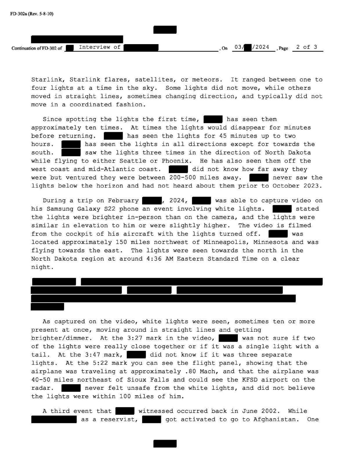 FBI-UAP-D024 FD-302 Airborne-Lights-and-Triangle 2002 2023-2024 — page 2