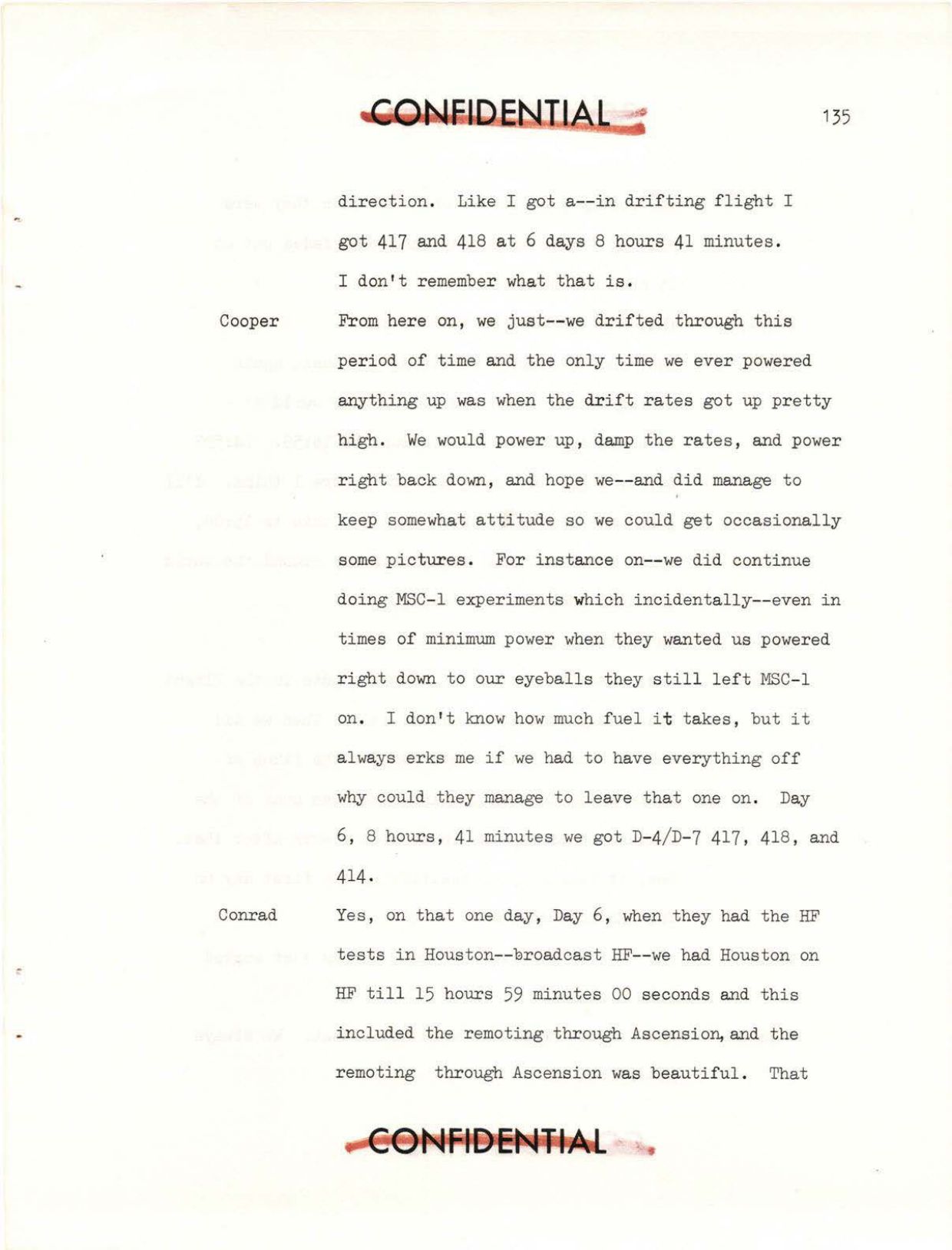NASA-UAP-D019 Gemini-5-Technical-Debriefing Part1 1965 — page 140