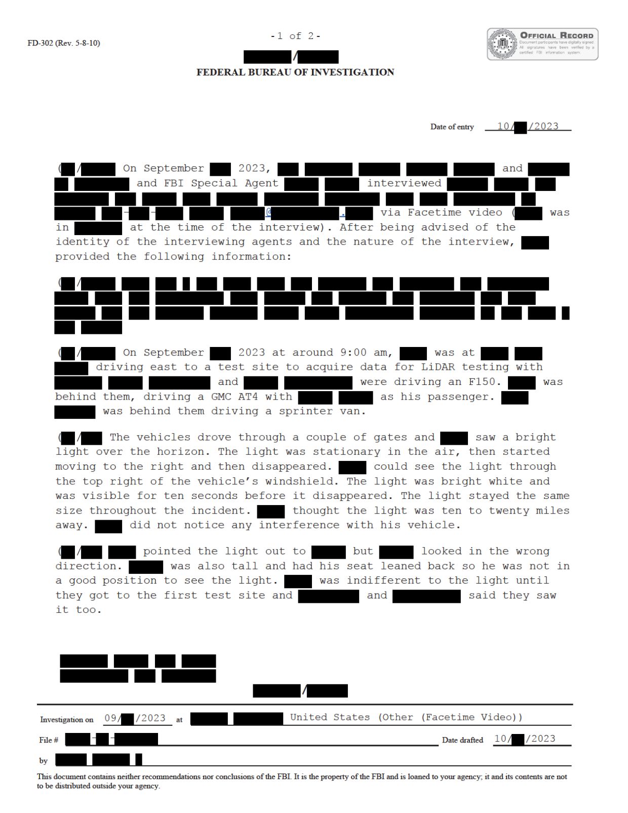 Serial 5 Redacted Redacted — page 1
