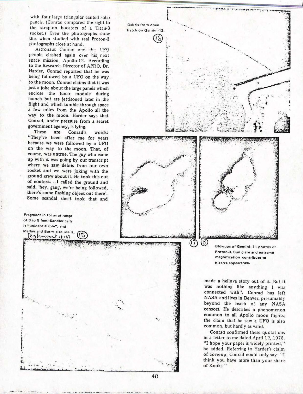 USG-UAP-D001 Congress-WhiteHouse-UFO-Correspondence 1998 — page 16
