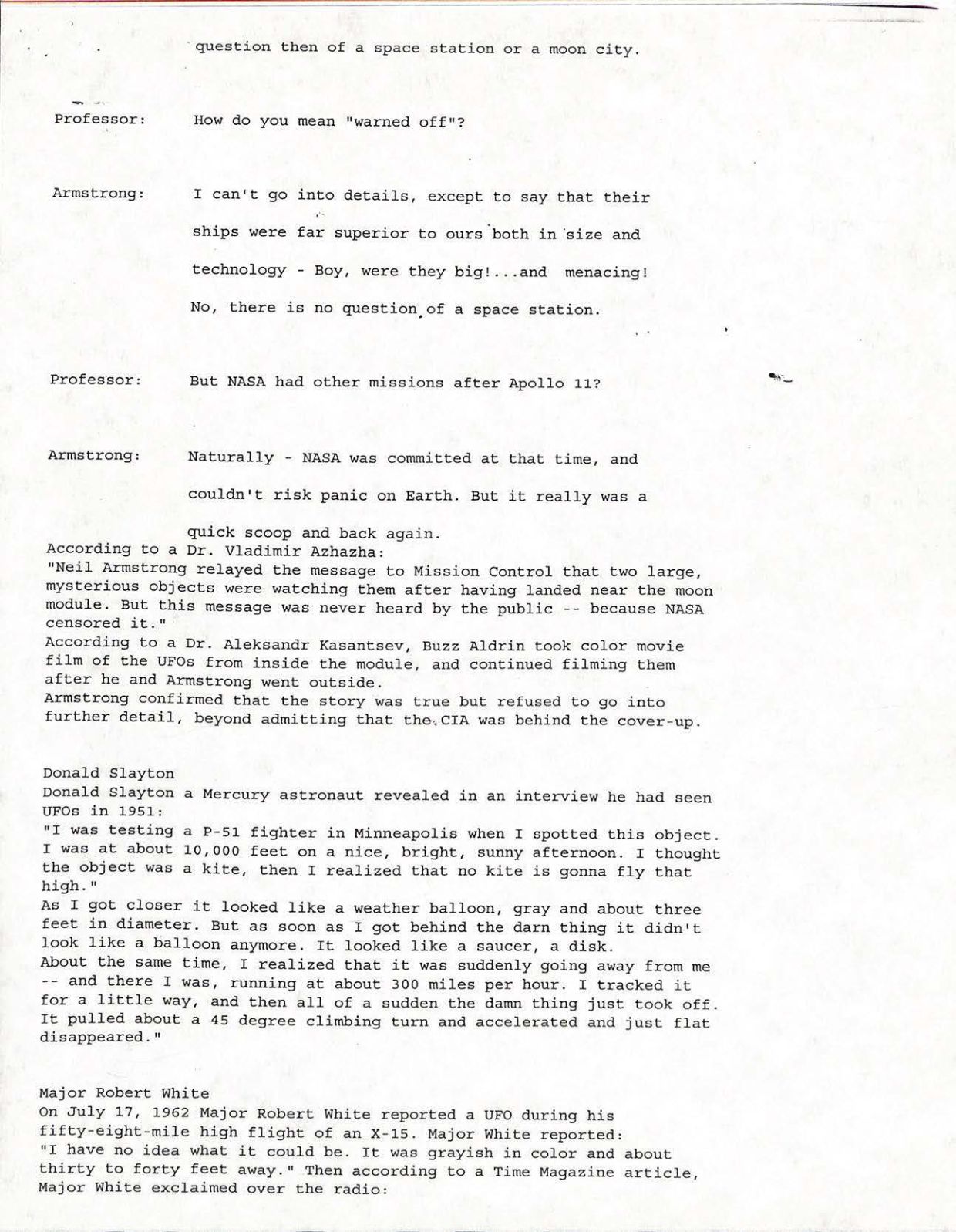 USG-UAP-D001 Congress-WhiteHouse-UFO-Correspondence 1998 — page 38