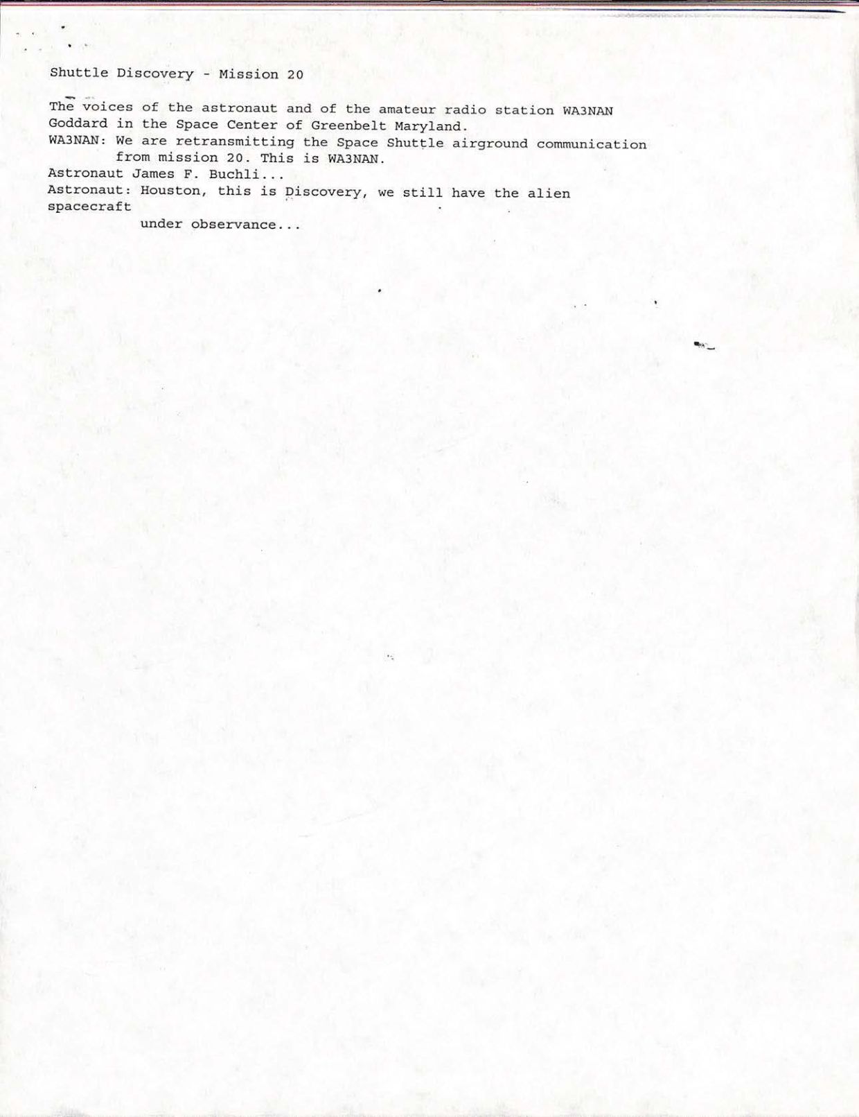 USG-UAP-D001 Congress-WhiteHouse-UFO-Correspondence 1998 — page 40